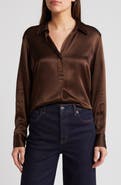 Rails Nissa Satin Button-Up Shirt