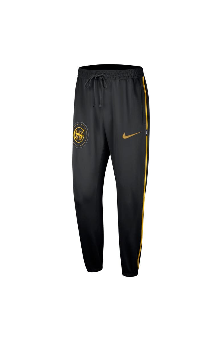 Nike Men's Nike Black Golden State Warriors 2023/24 City Edition Authentic Showtime Performance Pants, Alternate, color, 