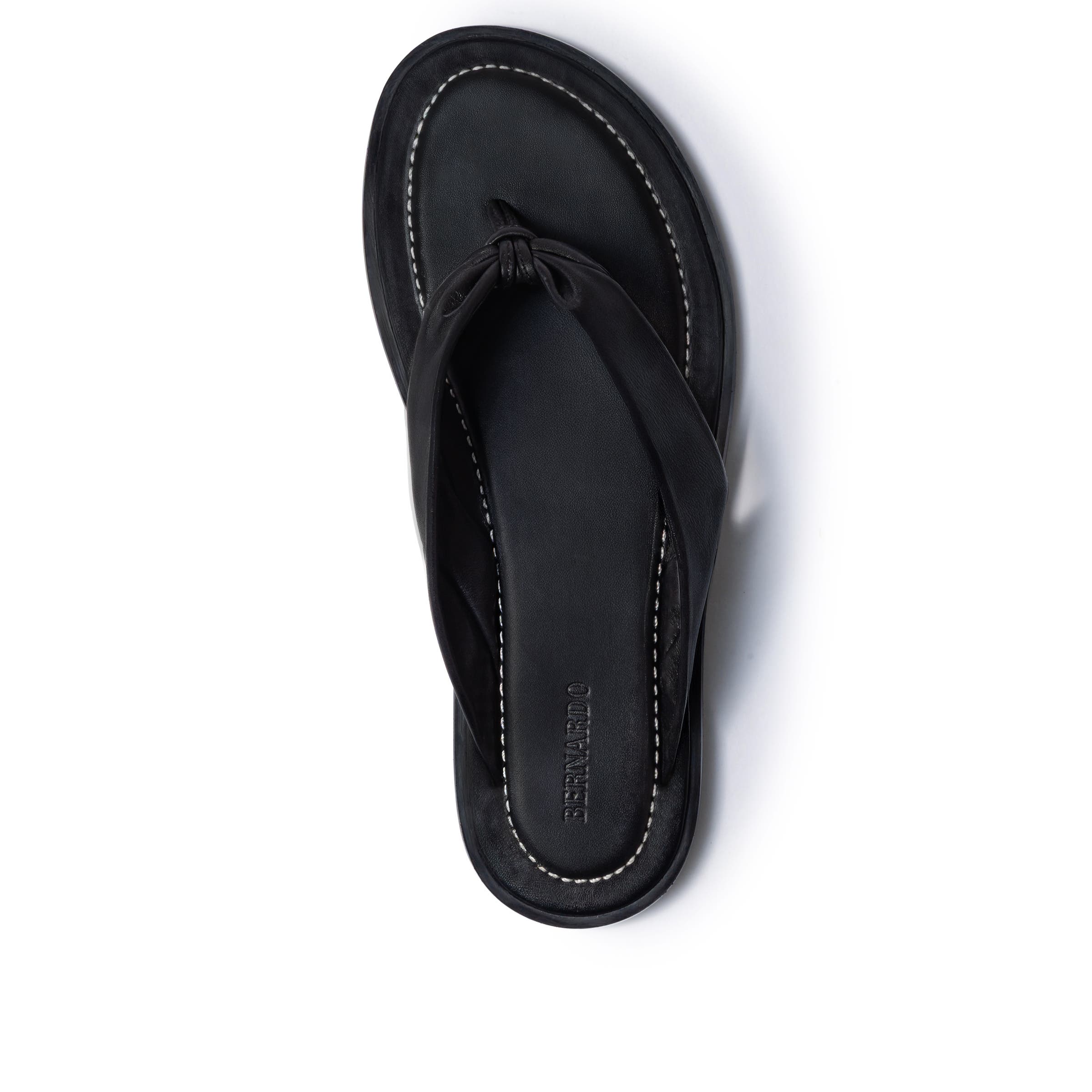 Bernardo Footwear Salt Thong Sandal, Alternate, color, Black