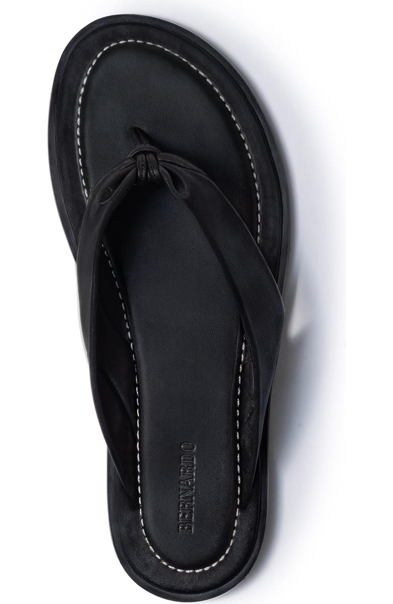 Bernardo Footwear Salt Thong Sandal, Alternate, color, Black