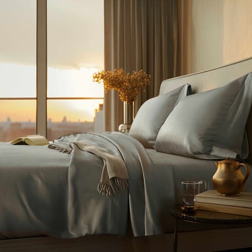 Italic Luxe Australian Sateen Duvet Cover In White