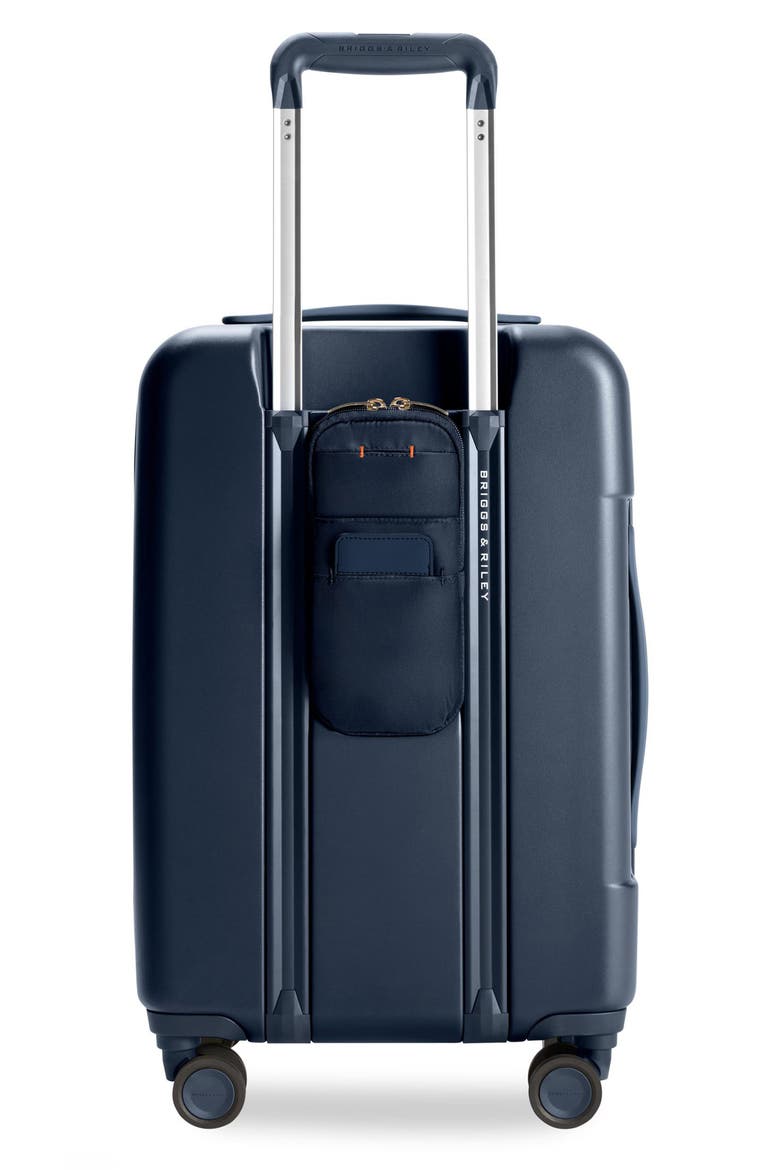 Sympatico Essential 22-Inch Expandable Spinner Carry-On, Alternate, color, NAVY