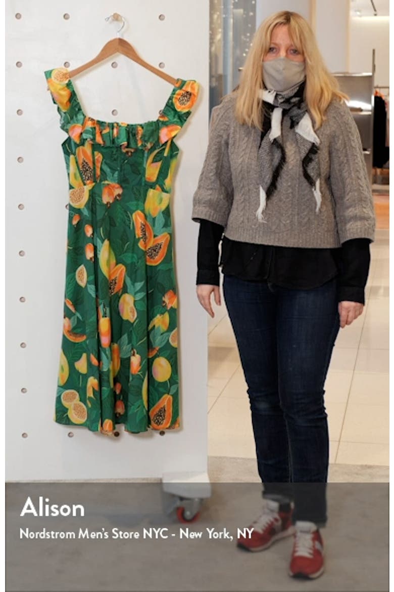 Green Papaya Salad Cotton Dress video