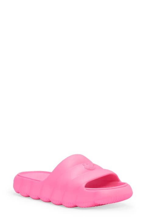 サンダル・ミュール MONCLER Women Sandals 4M000 40M5080 51J PINK Moncler Women's Mon Slide Sandals | Bloomingdale's
