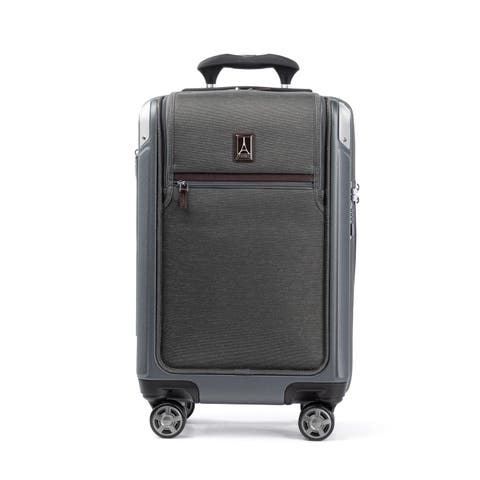 ,  Platinum Elite Hardside Expandable Carry-on with Laptop Pocket 21-Inch Spinner  ,  Dark Sky Blue