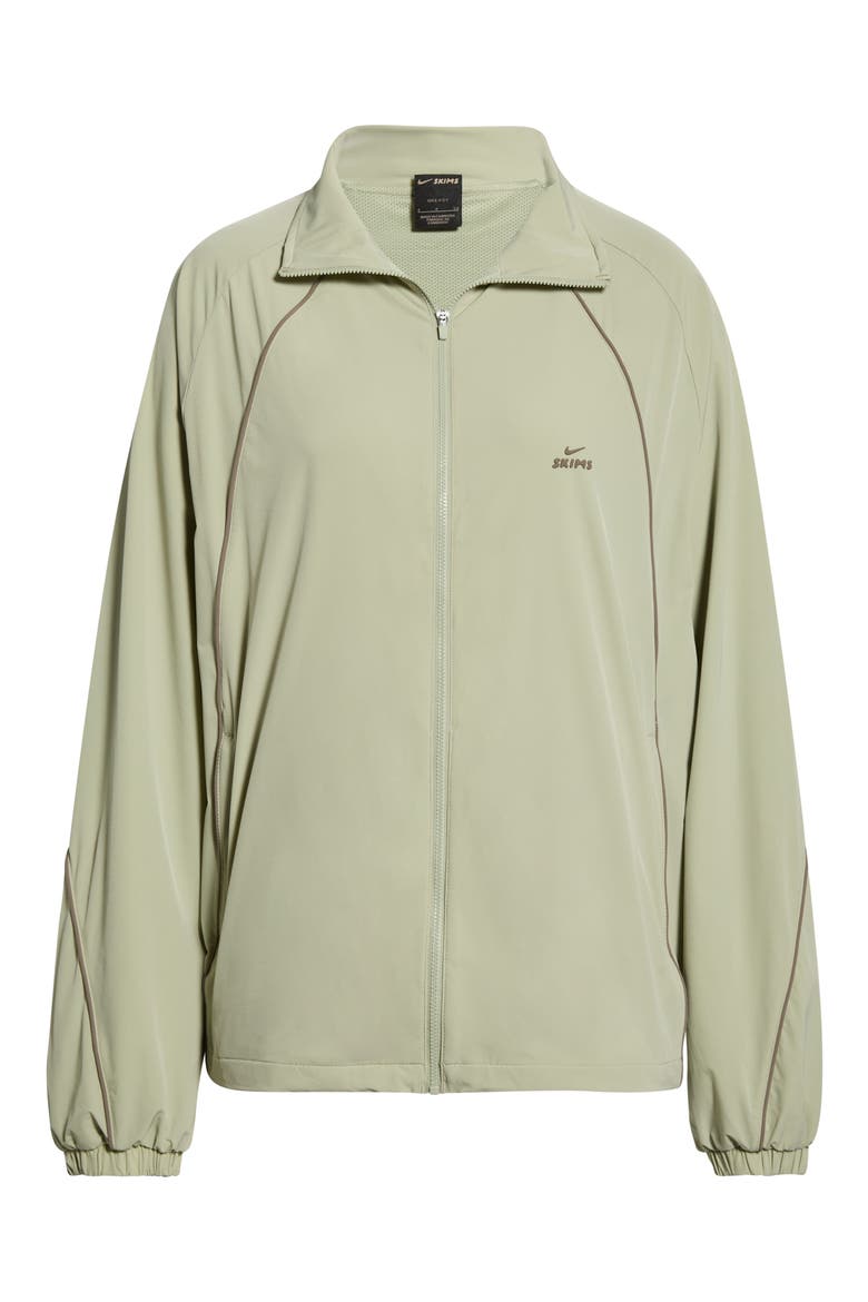 NikeSKIMS Oversize Stretch Nylon Track Jacket (Women) | Nordstrom