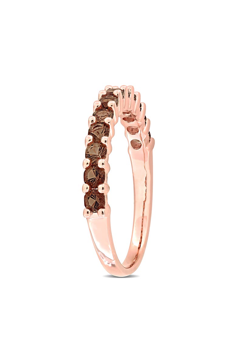 DELMAR Smoky Quartz Anniversary Ring, Alternate, color, Brown