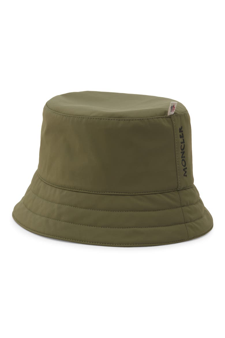 Logo Water Resistant Bucket Hat, Alternate, color, RUSSIAN OLIVE