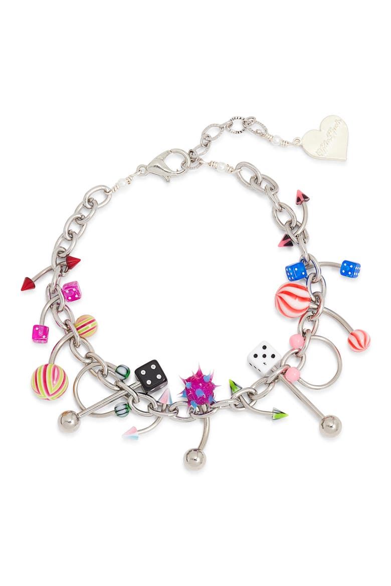 Piercing Bracelet, Main, color, SILVER