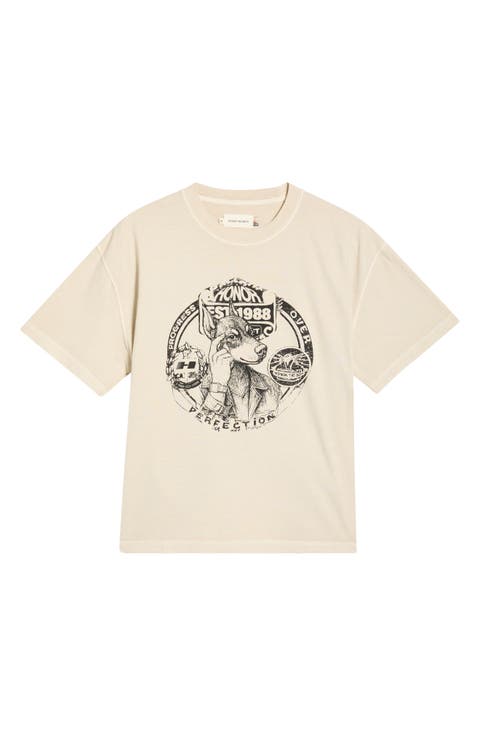 Progress Over Perfection Cotton Graphic T-Shirt