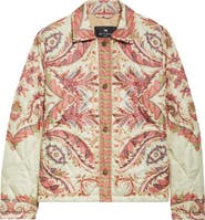 Etro Paisley Quilted Barn Jacket