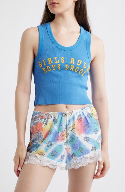 Girls Rule Boys Drool Rib Tank
