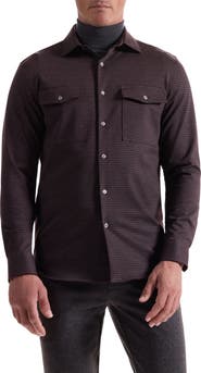 Bugatchi Knit Button-Up Shirt