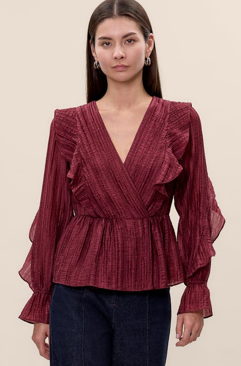 Olivia Ruffle Blouse