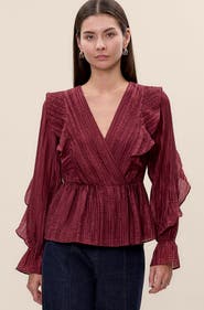 Rebecca Taylor Olivia Ruffle Blouse