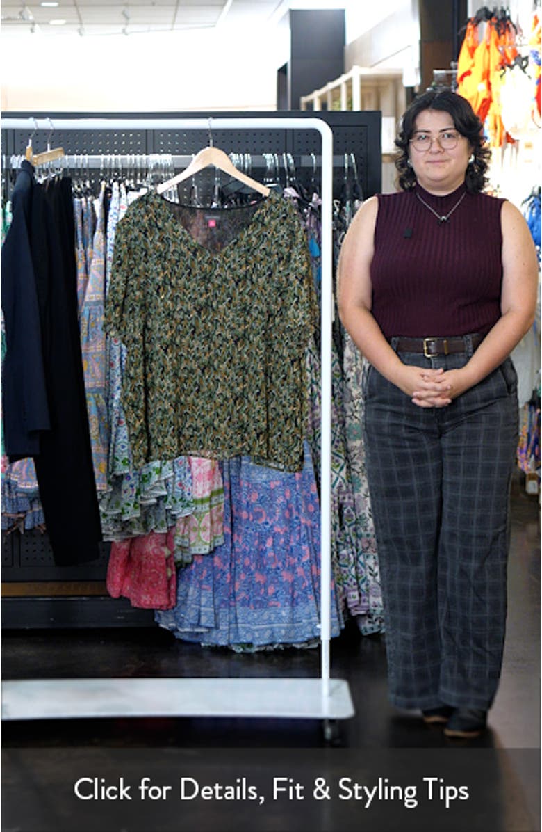 Ruffle Short Sleeve Blouse, sales video thumbnail