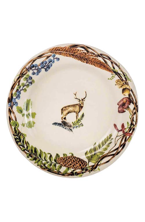 Juliska Forest Walk Stag Dessert/salad Plate In Multi