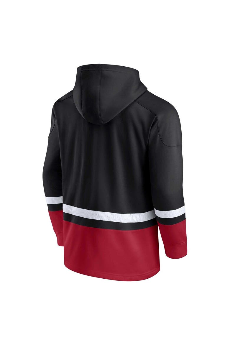Men's Fanatics Branded Black Oklahoma Sooners First Battle Pullover Hoodie, Alternate, color, Black