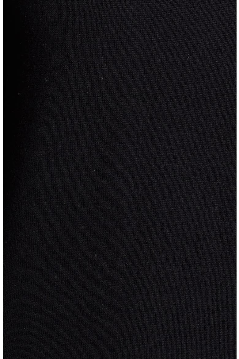 Bow Embroidered Sweater, Alternate, color, BLACK/ WHITE