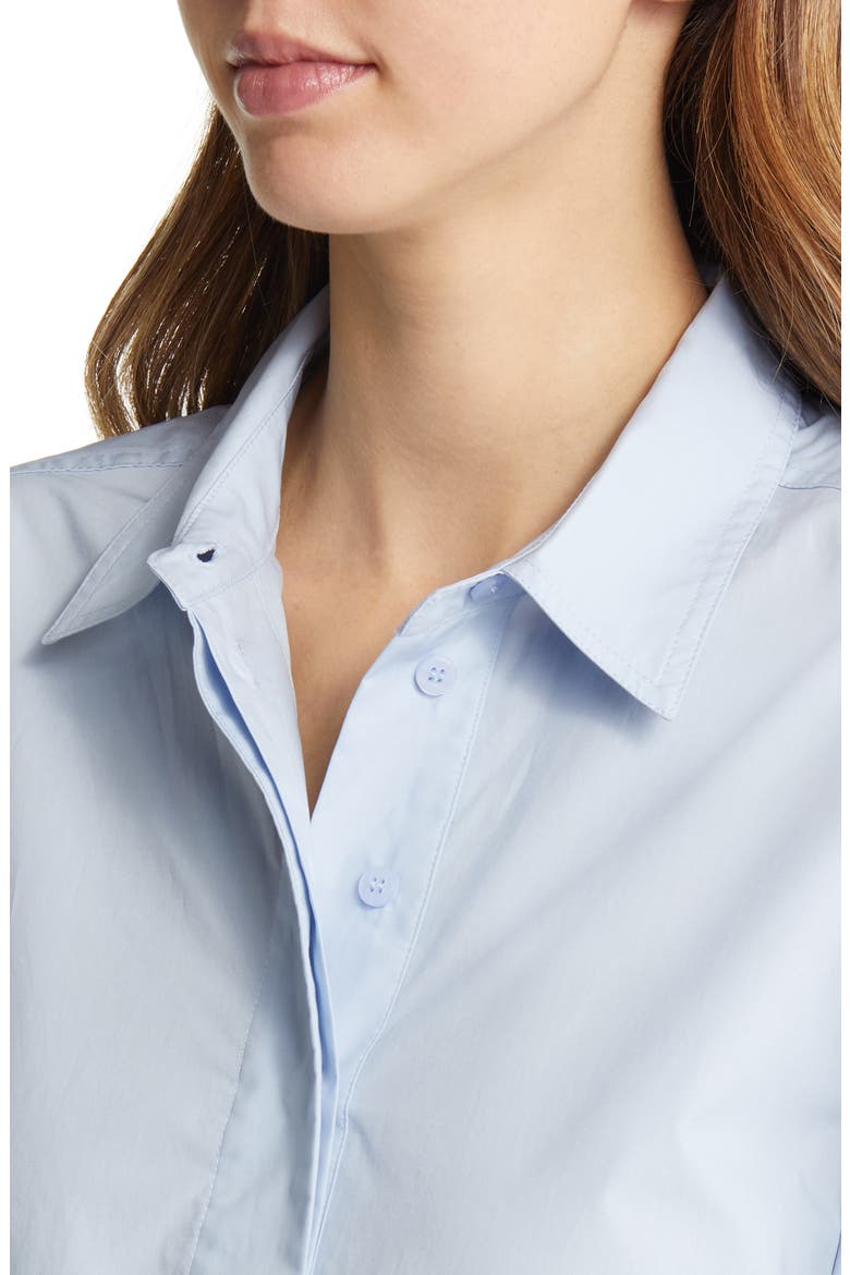 Gila Cotton Button-Up Shirt, Alternate, color, KENTUCKY BLUE