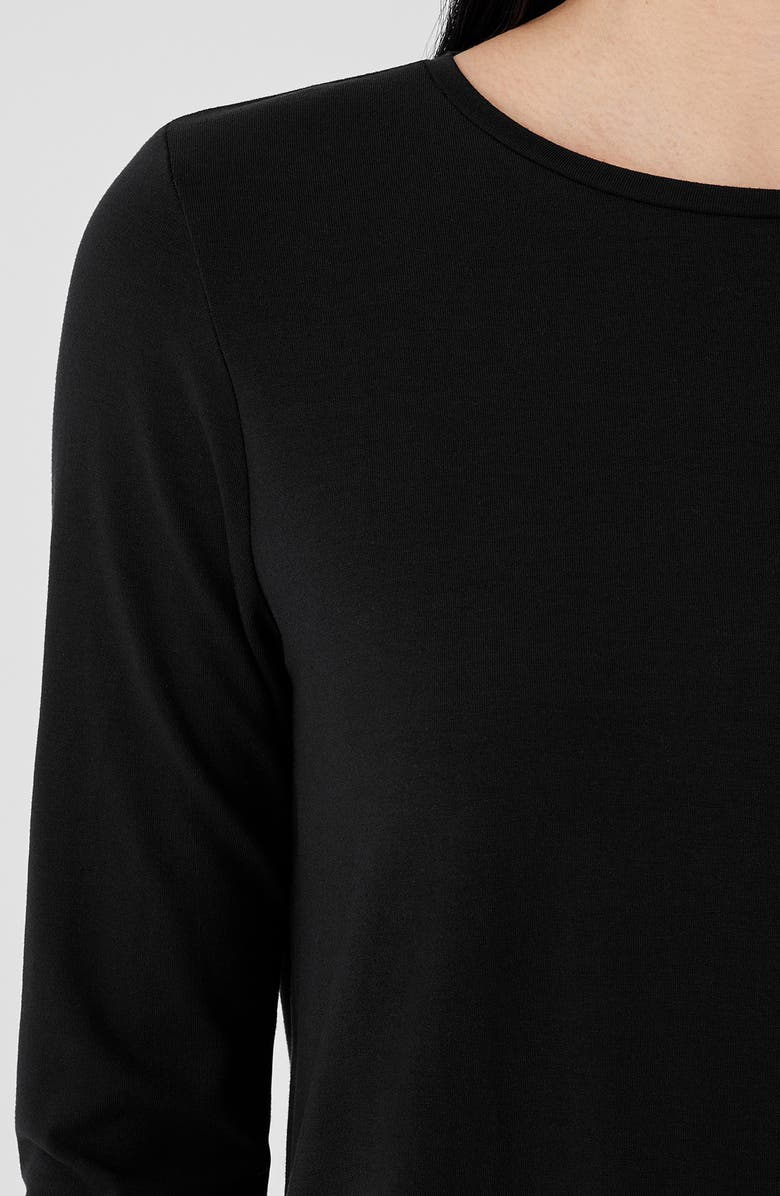Eileen Fisher Long Sleeve Crewneck Top, Alternate, color, 