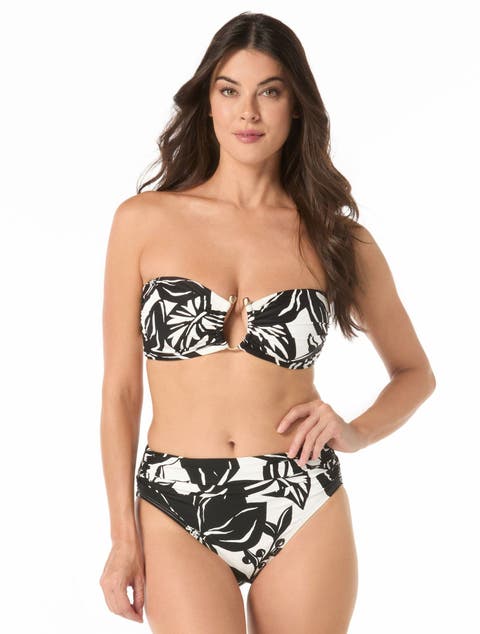 U-Ring Bandeau Bikini Swim Top