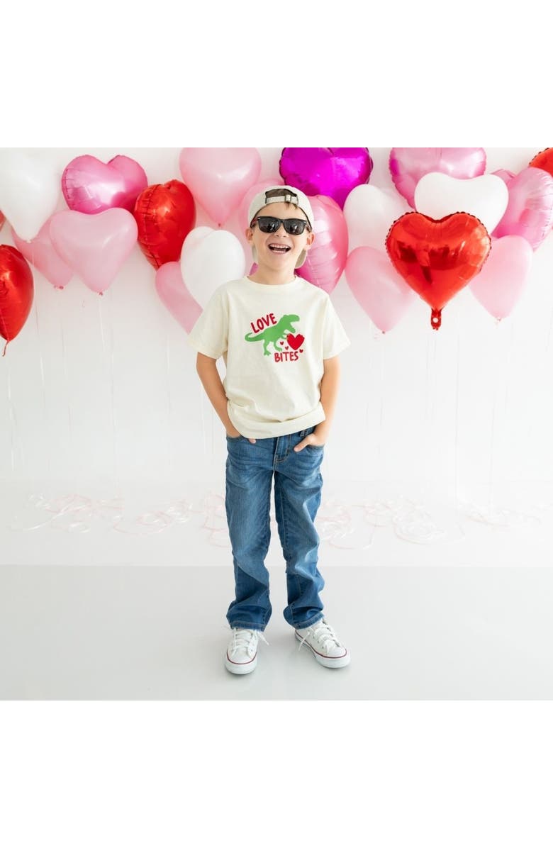 Sweet Wink Love Bites Valentine's Day Short Sleeve T-Shirt, Alternate, color, 