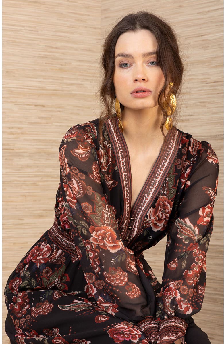 Hale Bob Paityn Chiffon Maxi Dress, Alternate, color, 