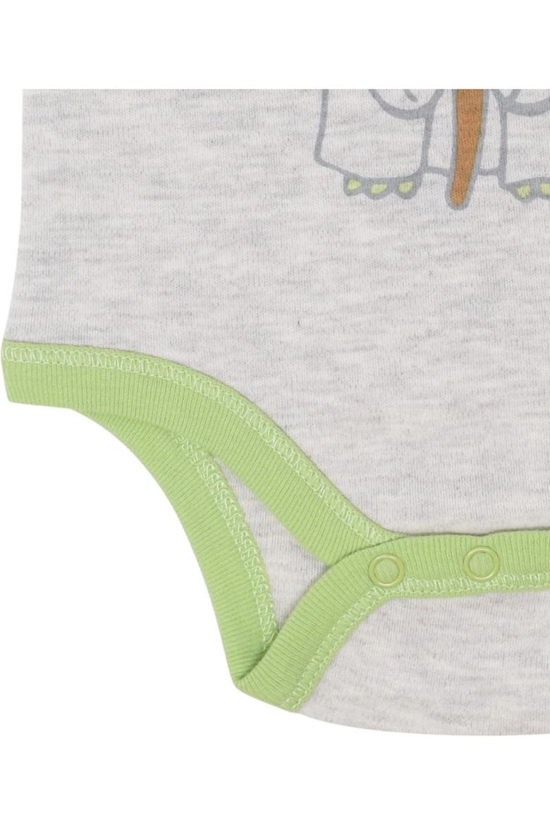 2-Piece Bodysuit and Romper Set, Alternate, color, Yoda Heather Grey
