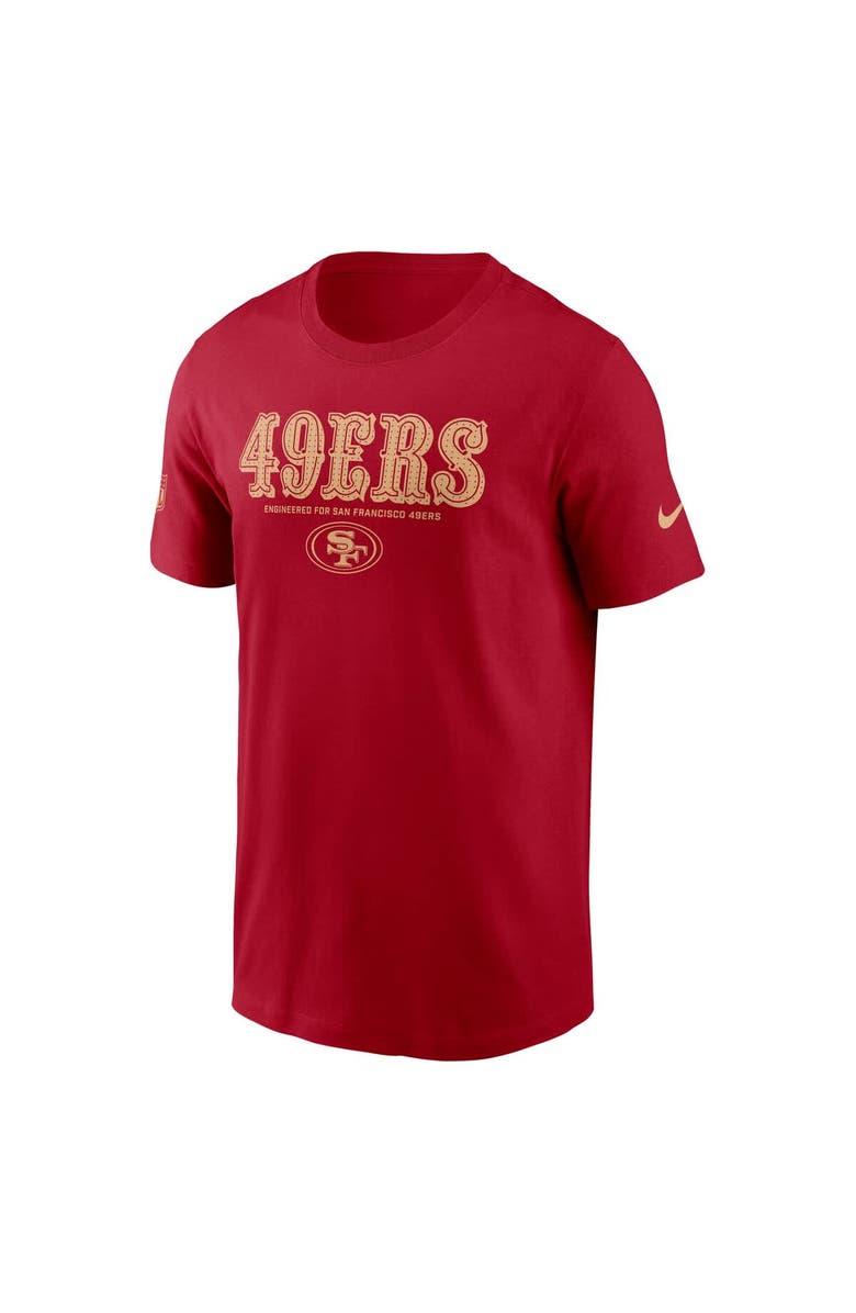Nike Men's Nike Scarlet San Francisco 49ers Sideline Performance T-Shirt, Alternate, color, Scarlet