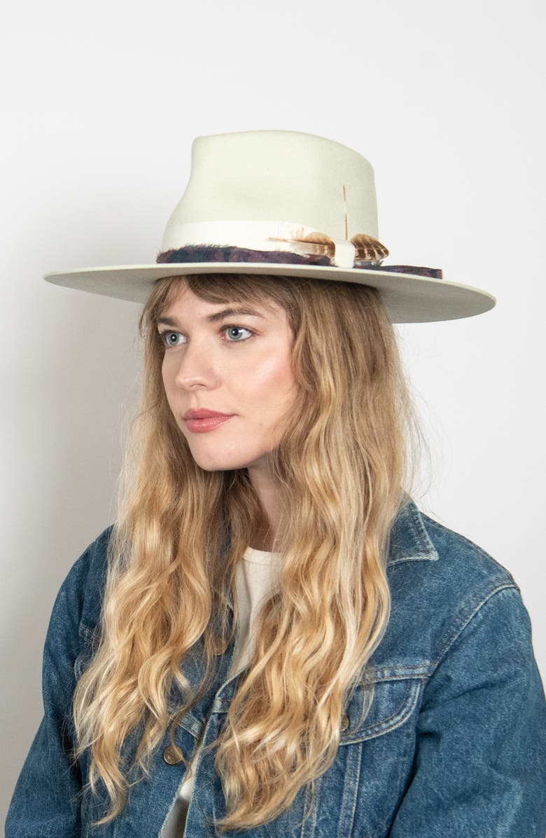 Wyeth Cashmere Wool Rancher Hat, Alternate, color, Bok Choy
