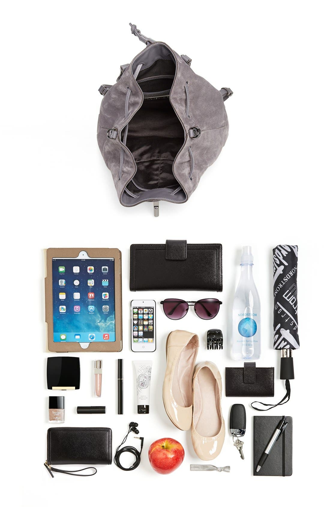 'Cynnie' Sling Backpack, Alternate, color, GREY