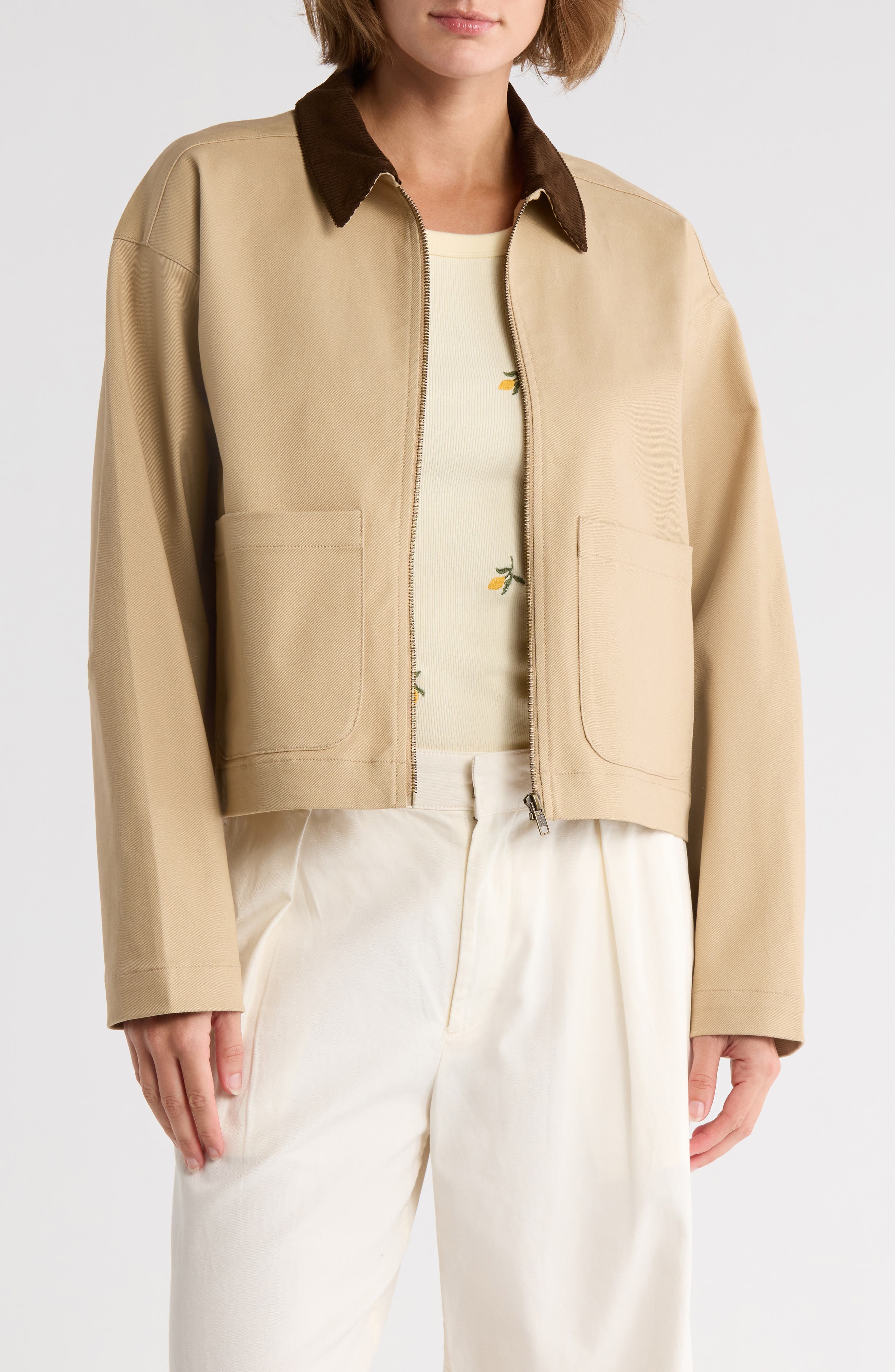 Lucky Brand Short Utility Jacket