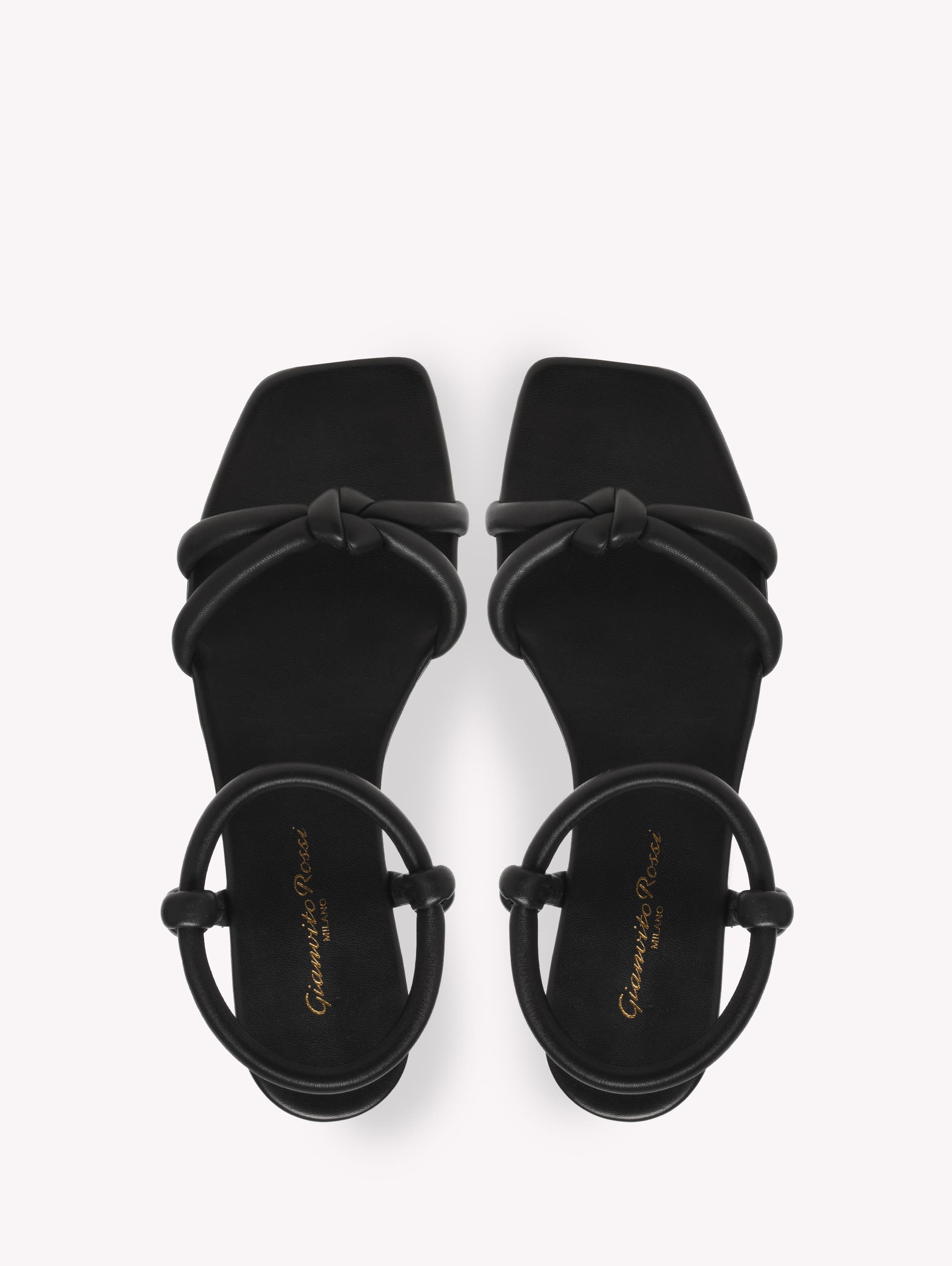 Gianvito Rossi Juno 05 Sandals, Alternate, color, Black