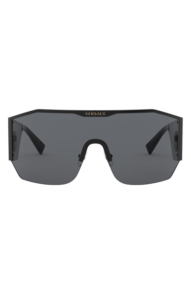 Versace Shield Sunglasses, Main, color,