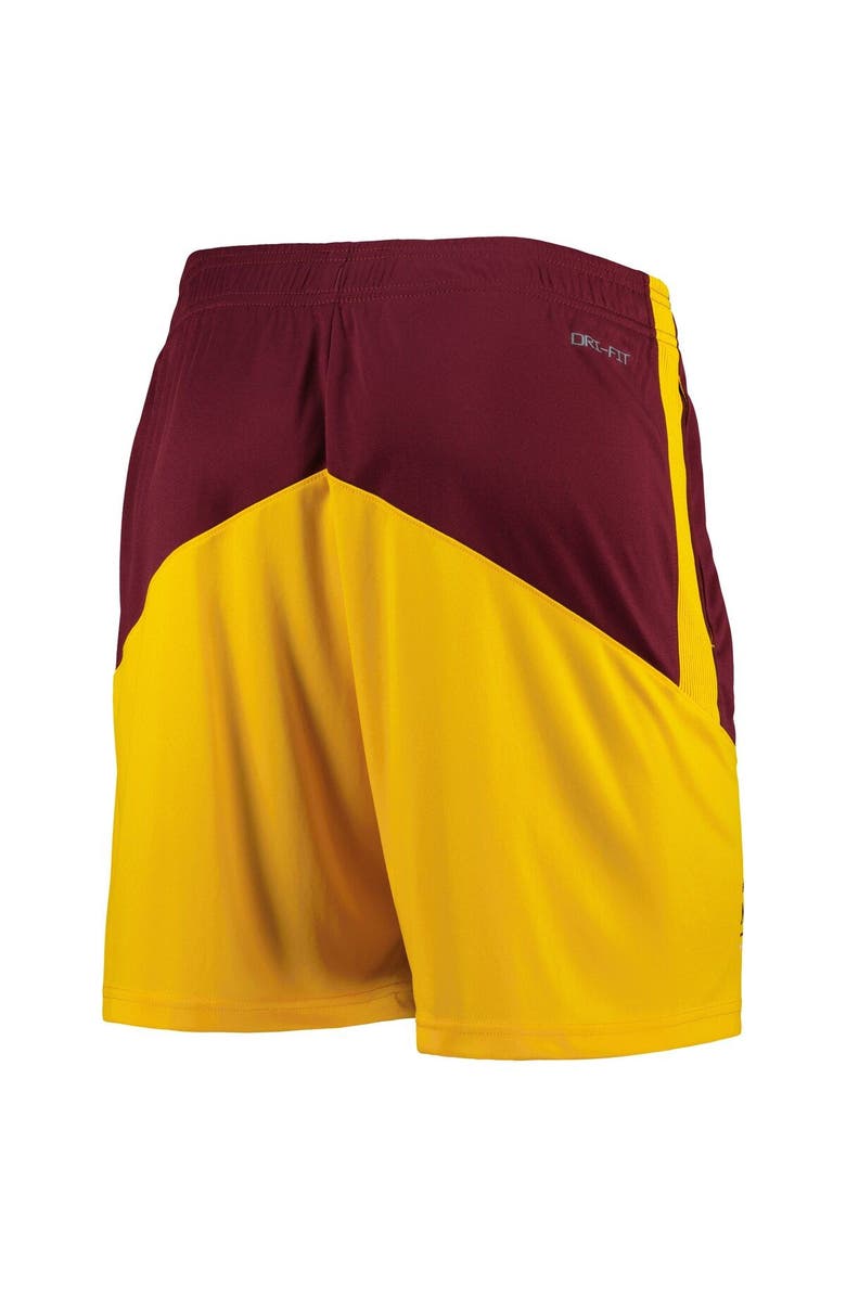Nike Men's Nike Maroon/Gold Minnesota Golden Gophers Performance Player Shorts, Alternate, color, 