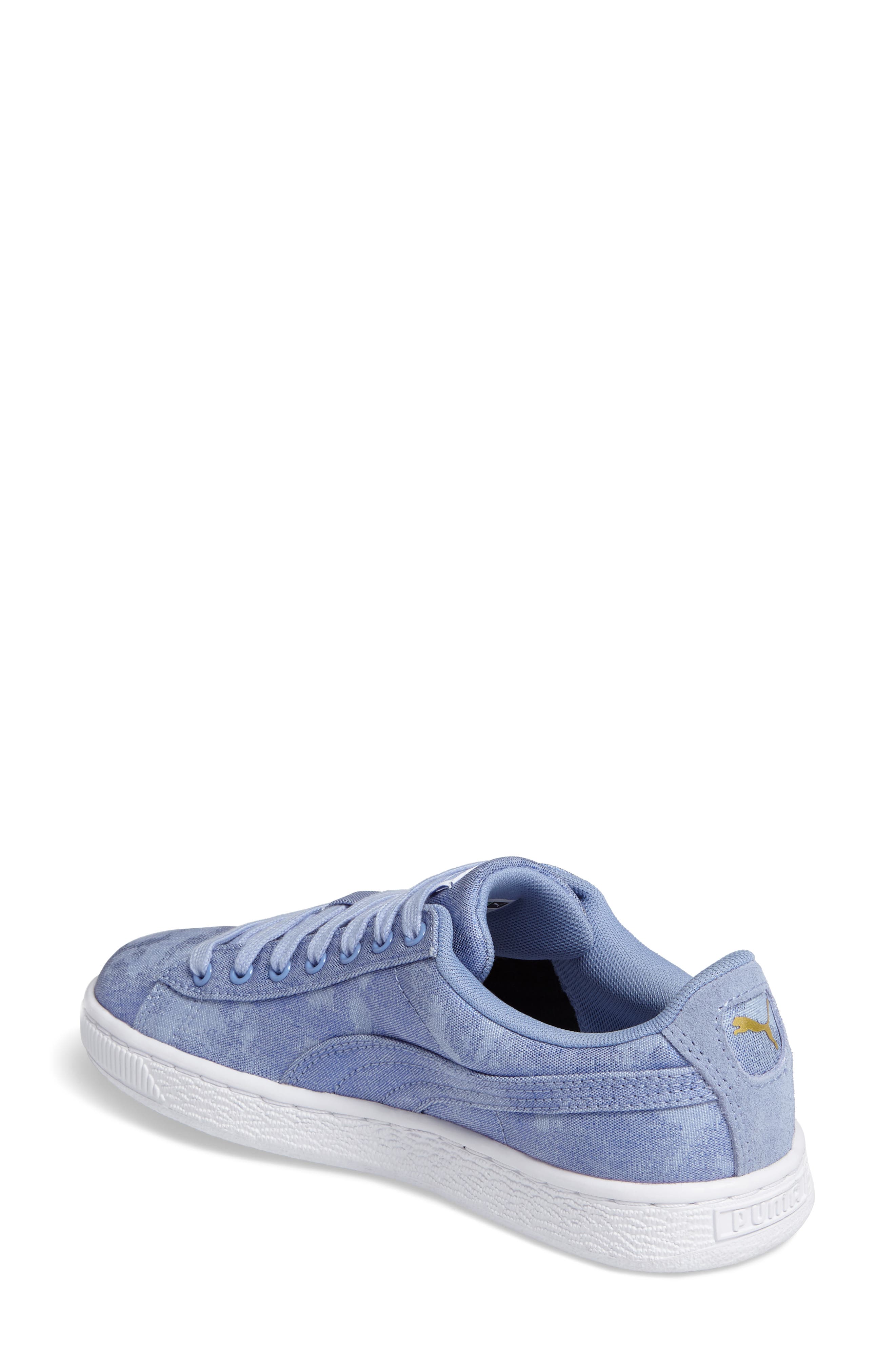 'Basket' Sneaker, Alternate, color, LAVENDAR LUSTRE/ PUMA WHITE