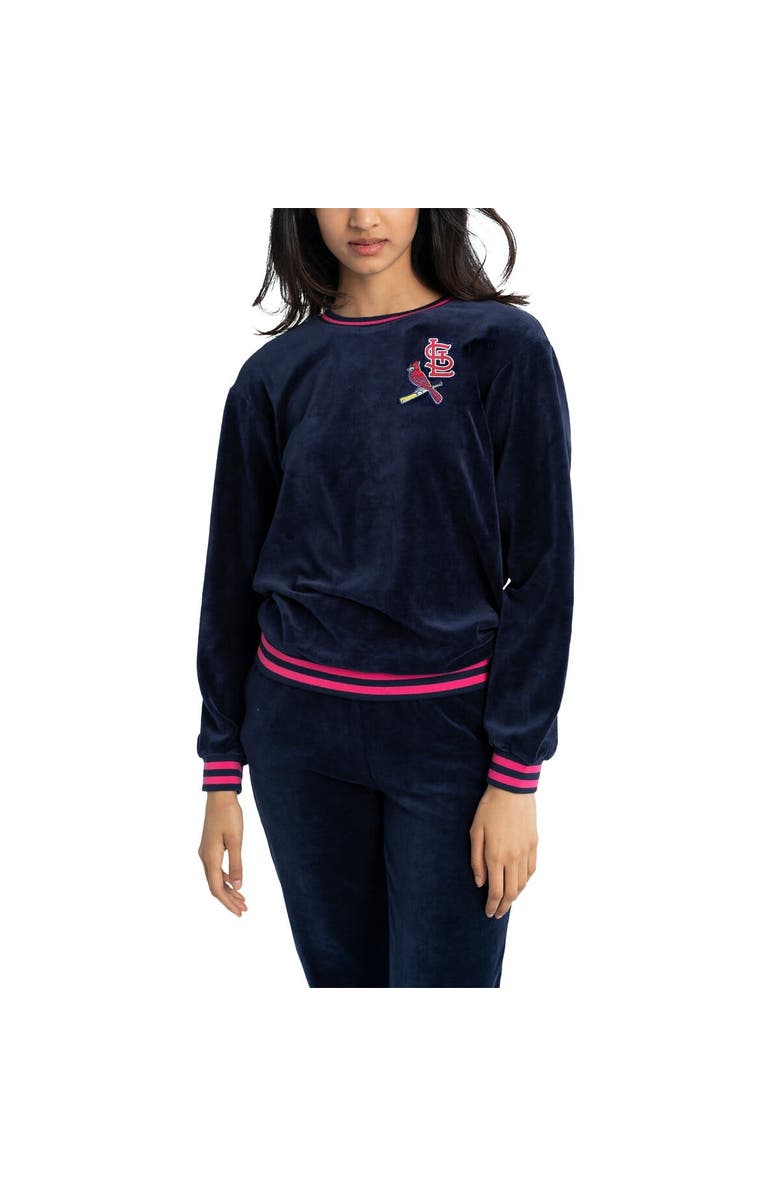 LUSSO Womens Lusso Navy St. Louis Cardinals Neely Naveen Set, Alternate, color, Navy