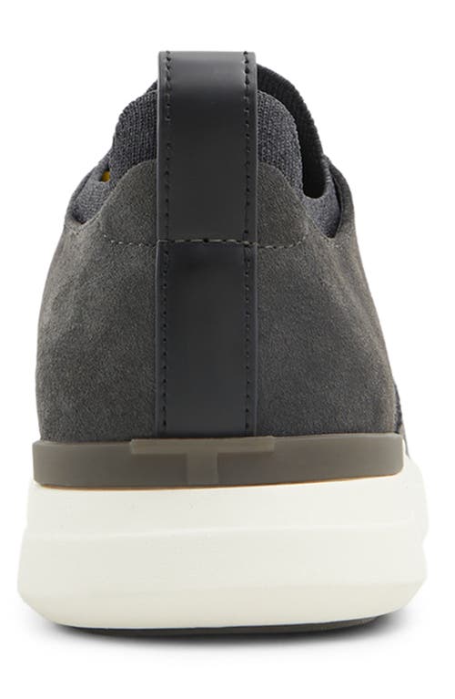 Ted Baker London Halton Sock Fit Wingtip Derby In Charcoal