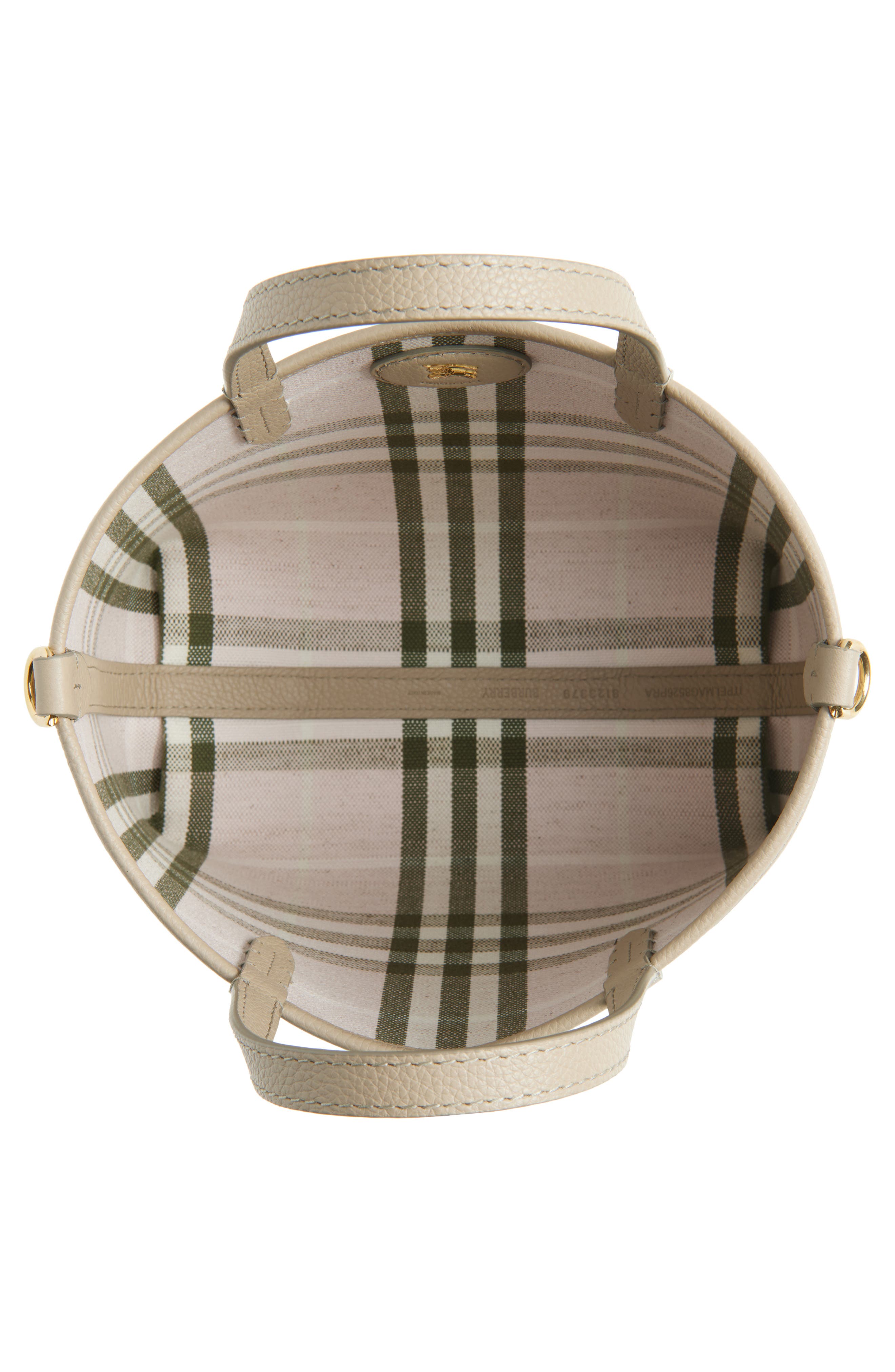 Burberry Mini Bloomsbury Reversible Tote, Alternate, color, Mushroom/ Mallow Pink