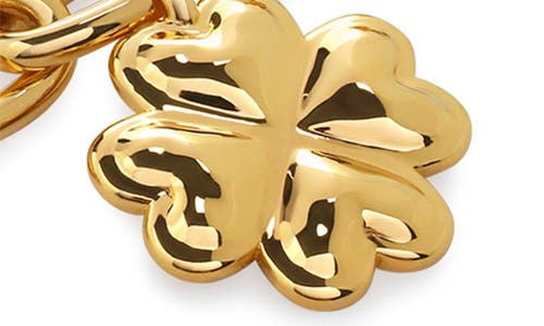 Monica Vinader Lucky Charm Bracelet In Gold