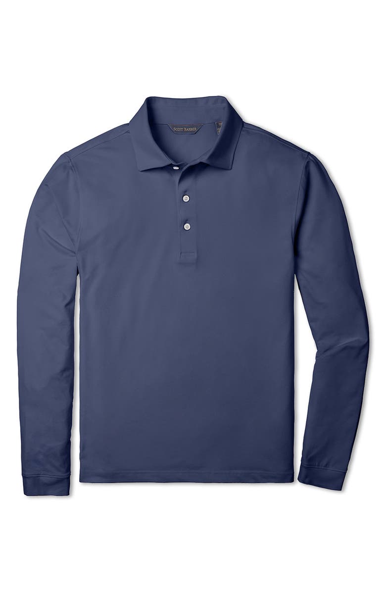 Scott Barber Long Sleeve Jersey Polo, Alternate, color, 