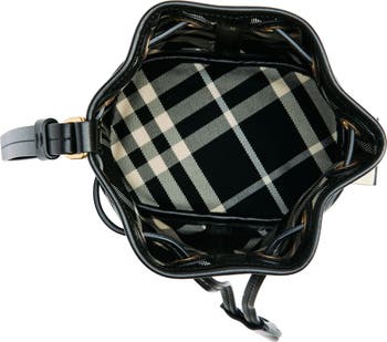 ポーチ Burberry Reversible Pouch In Black Nylon With Check Pattern Check Crossbody Bag in Black/calico - Men, Nylon | Burberry