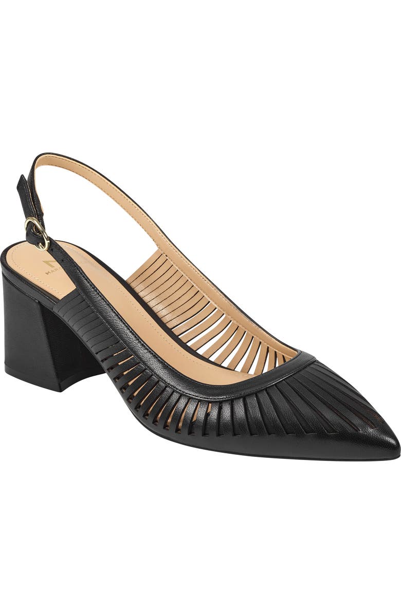 Marc Fisher LTD Zabie Slingback Pointed Toe Pump, Main, color,