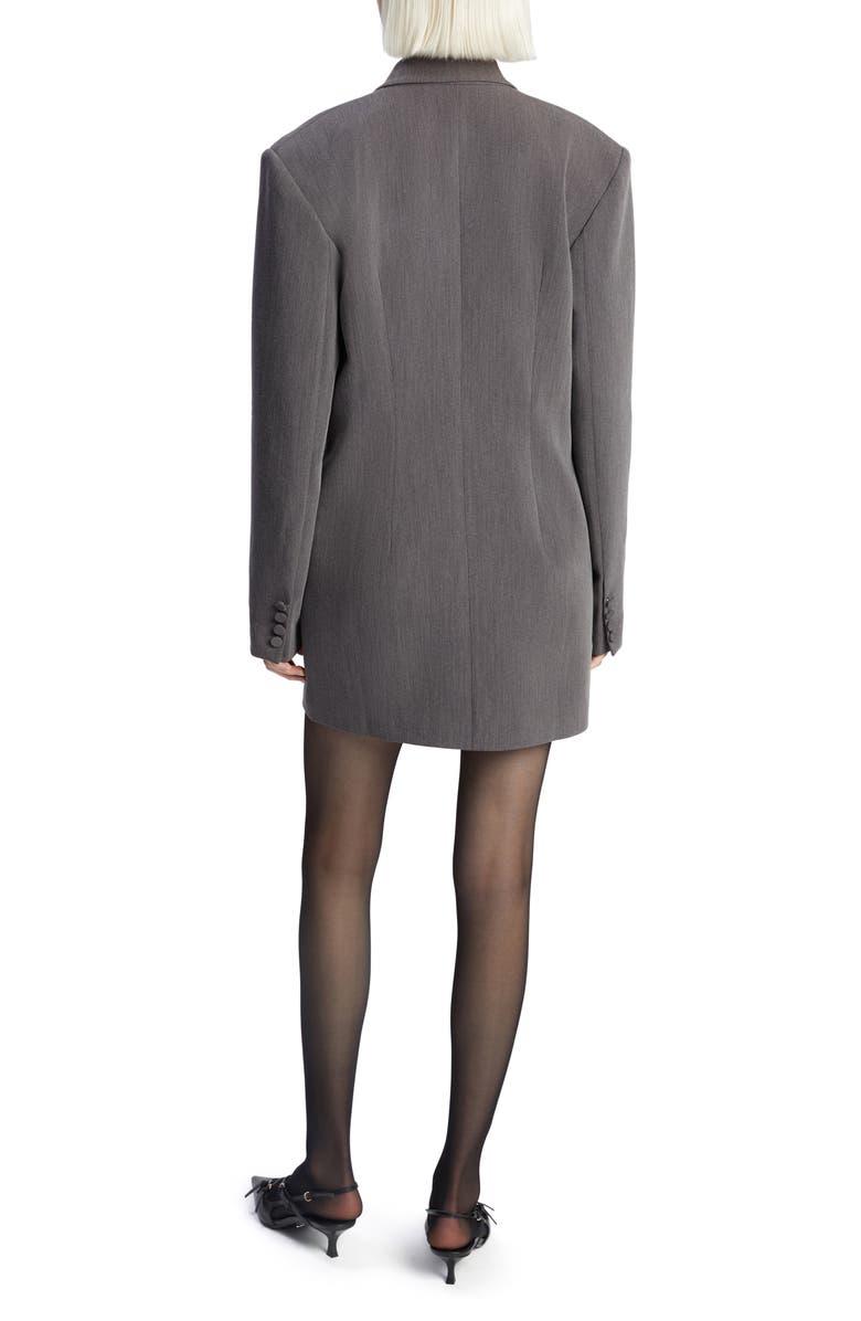 Bardot Joelle Long Sleeve Tuxedo Minidress, Alternate, color,