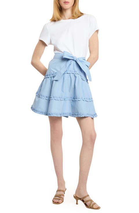 Jessie Mixed Media Stretch Cotton Dress