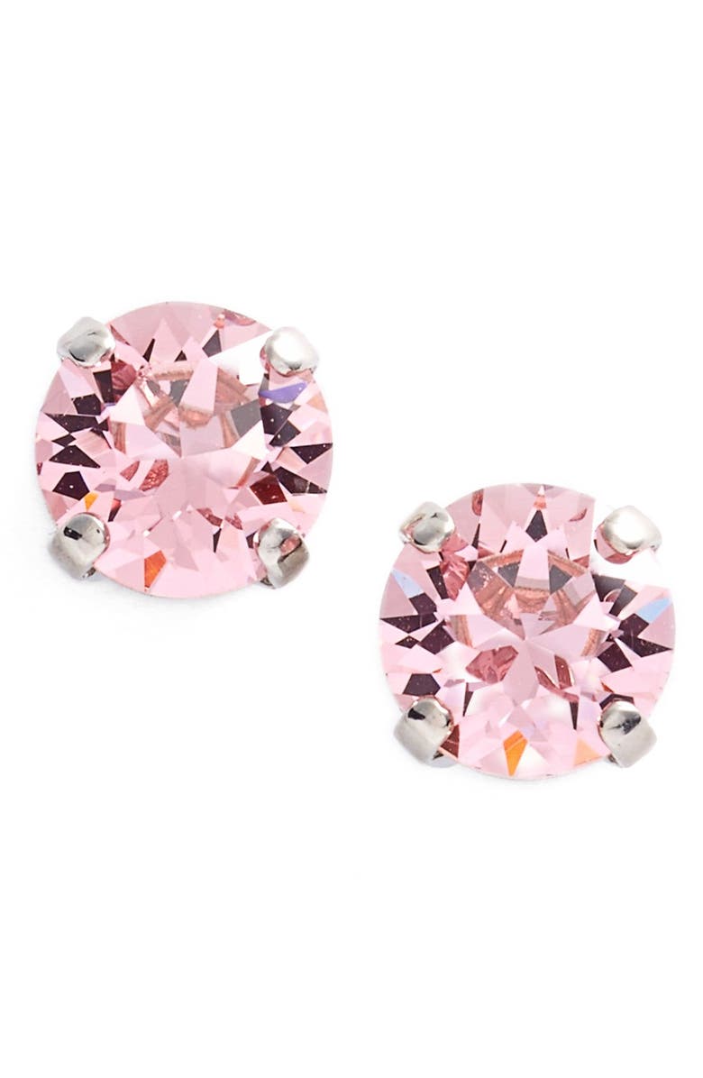 L. Erickson 'Grace' Crystal Stud Earrings, Main, color, 