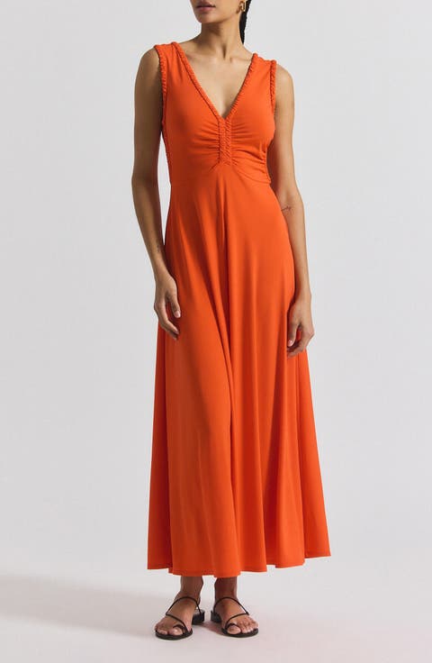 Misha Matte Jersey Maxi Dress