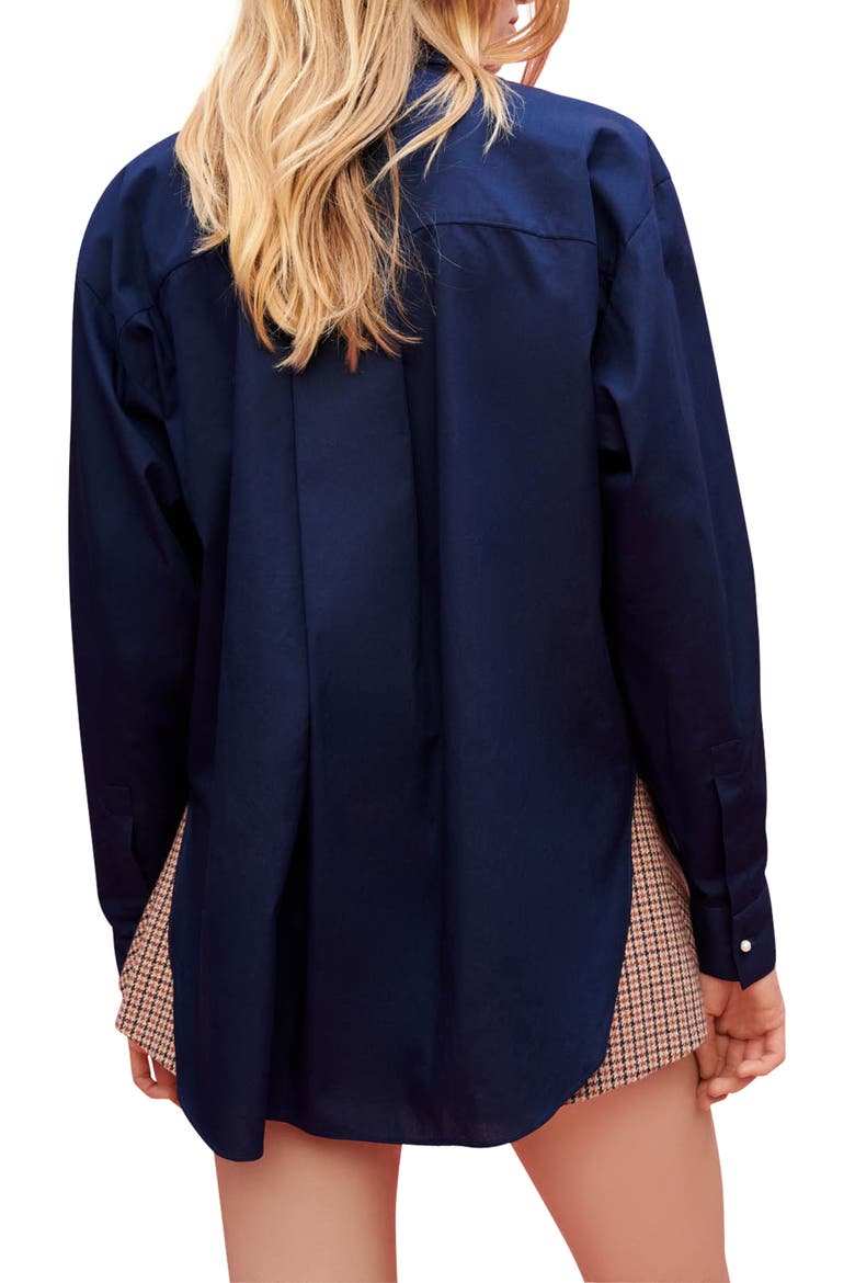 Cipuno Button-Up Shirt, Alternate, color, NAVY
