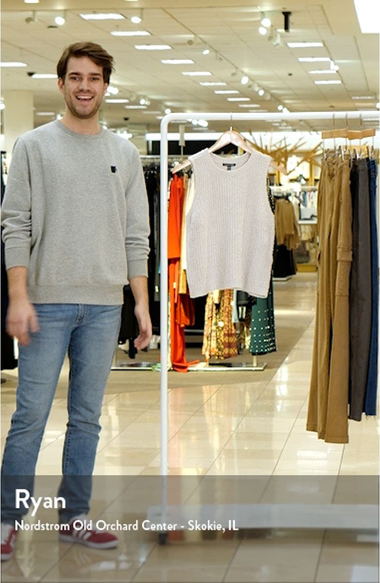 Organic Cotton Blend Sleeveless Sweater, sales video thumbnail